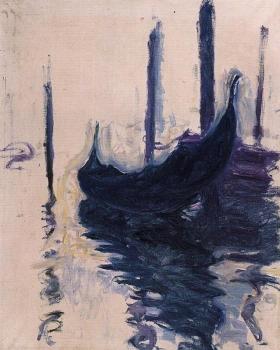 尅勞德 莫奈 Gondola in Venice 尅勞德 莫奈 Gondola in Venice